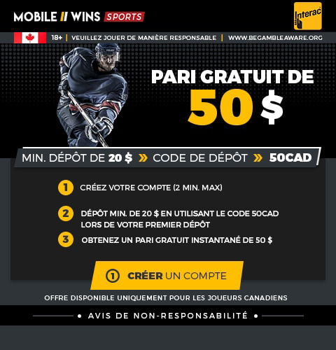 Promotion | Sports | fr_CA | $50 Free Bet