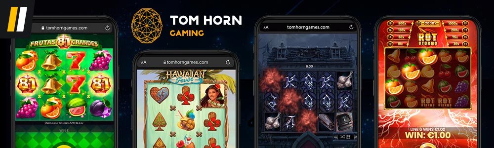 Mobile Wins Casino | Publisher | Tom Horn Gaming