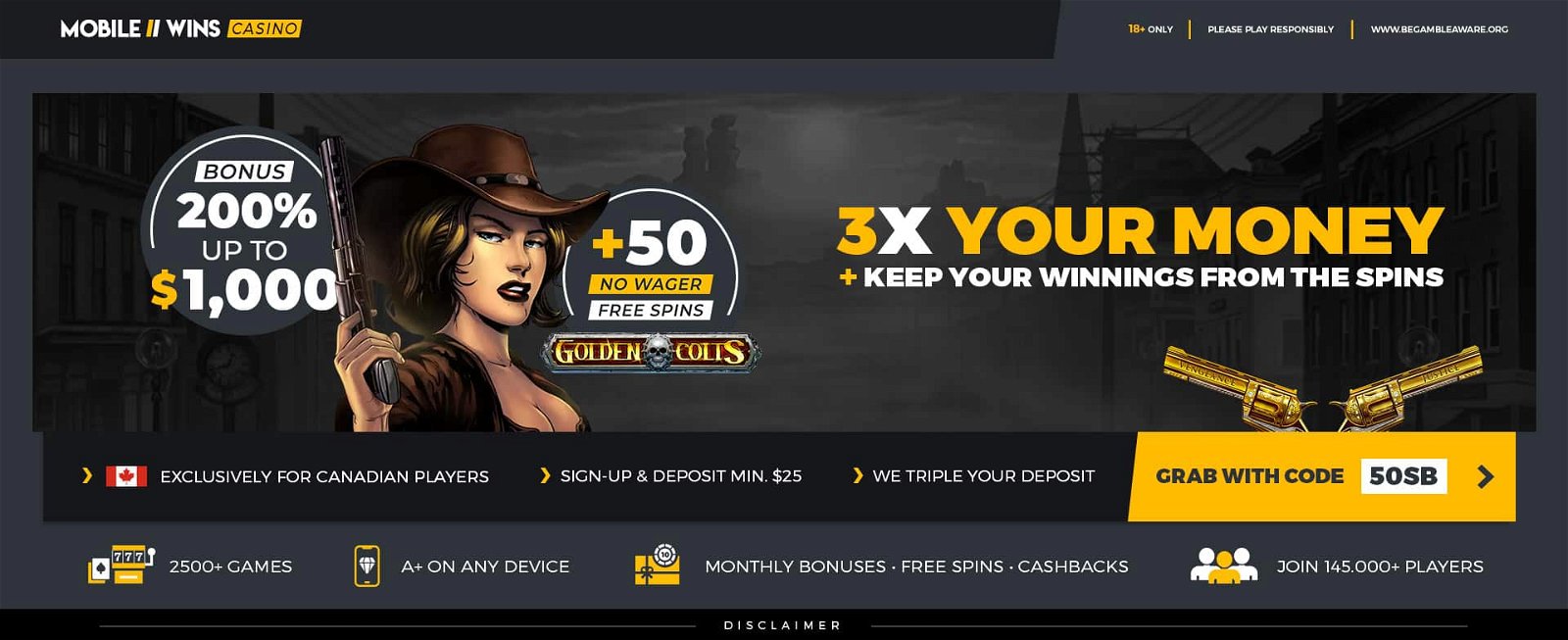 Promotion | CA | Casino | 200% Bonus up to $1000