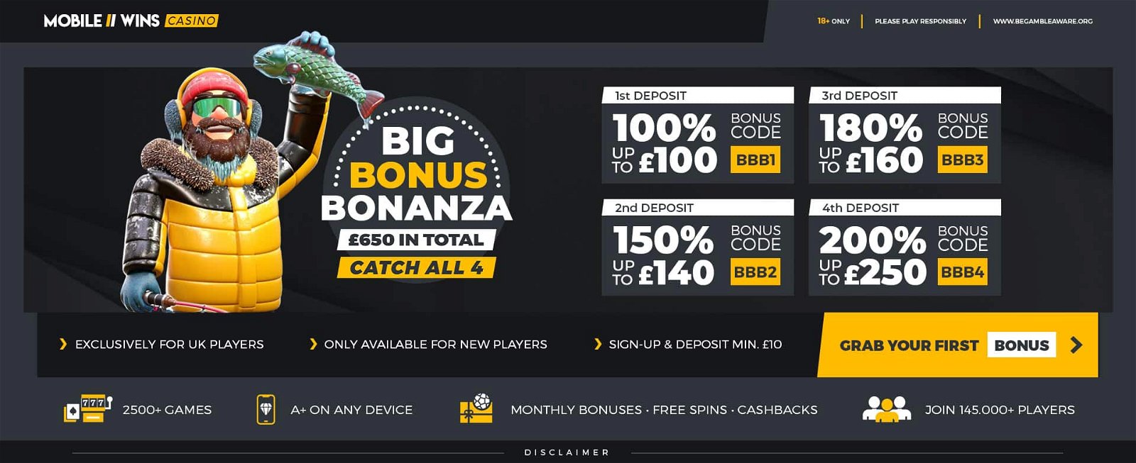 Casino | UK | December Offer | Big Bonus Bonanza