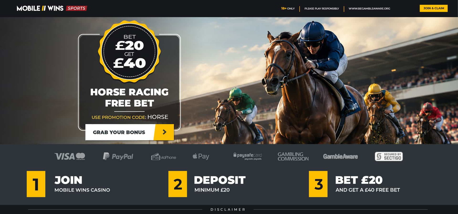 Sports | Horse Racing 2024 | 40 Free Bet