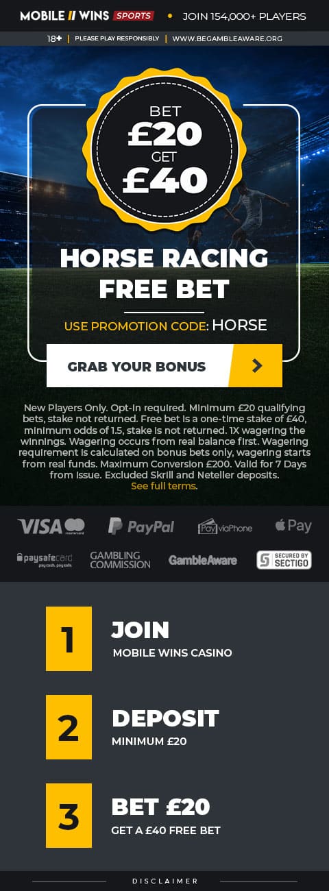 Sports | Horse Racing 2024 | 40 Free Bet