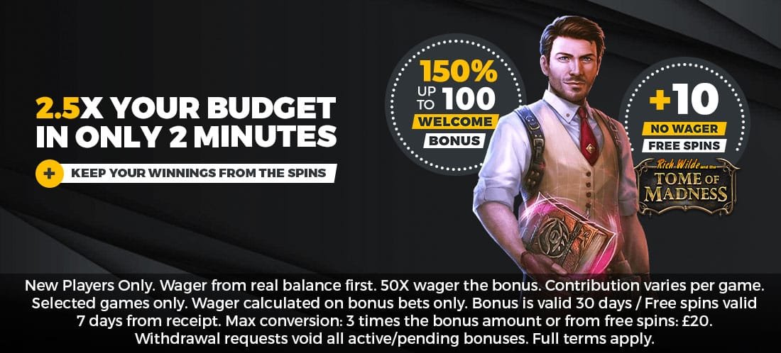 Mobile Wins Casino | 150% up to 100 Bonus + 10 No Wager Free Spins