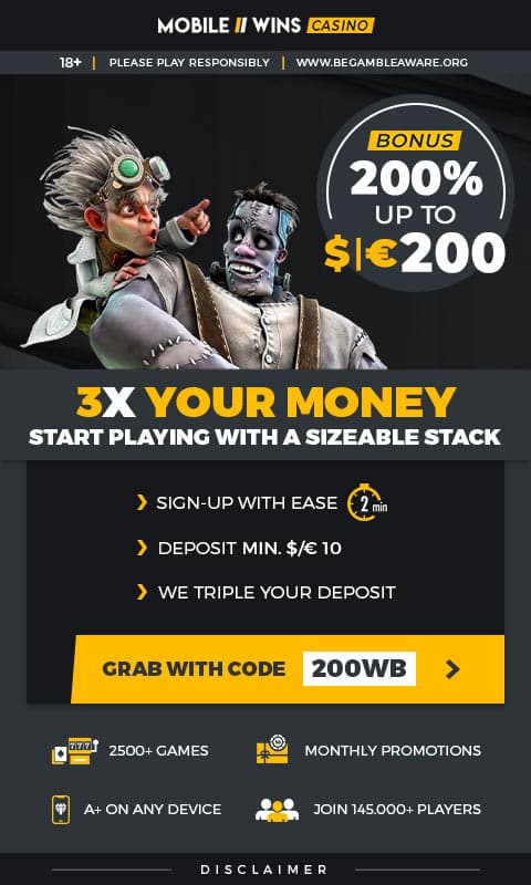 Promotion | Casino | 200% up to 200 BONUS