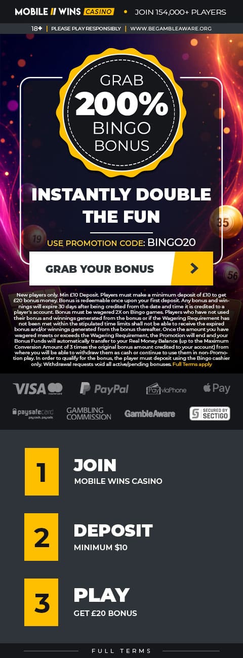 Bingo | UK | 20 Bonus