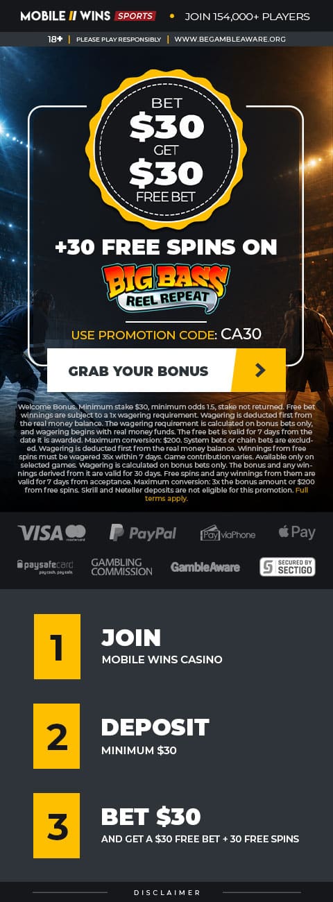 Promotion | Sport | CA | Free Bet & Free Spins | Big Bass Reel Repeat