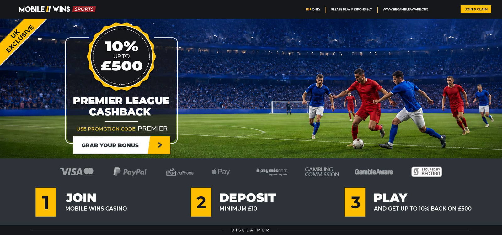Promotion | Sport | UK | Premier League Cashback