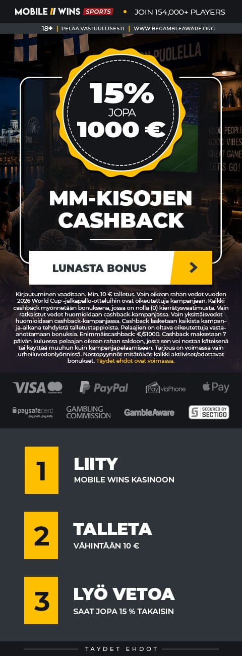 Promotion | Sport | MGA | FI | World Cup Cashback