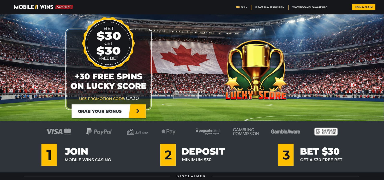 Promotion | Sport | CA | World Cup Free Bet & Free Spins