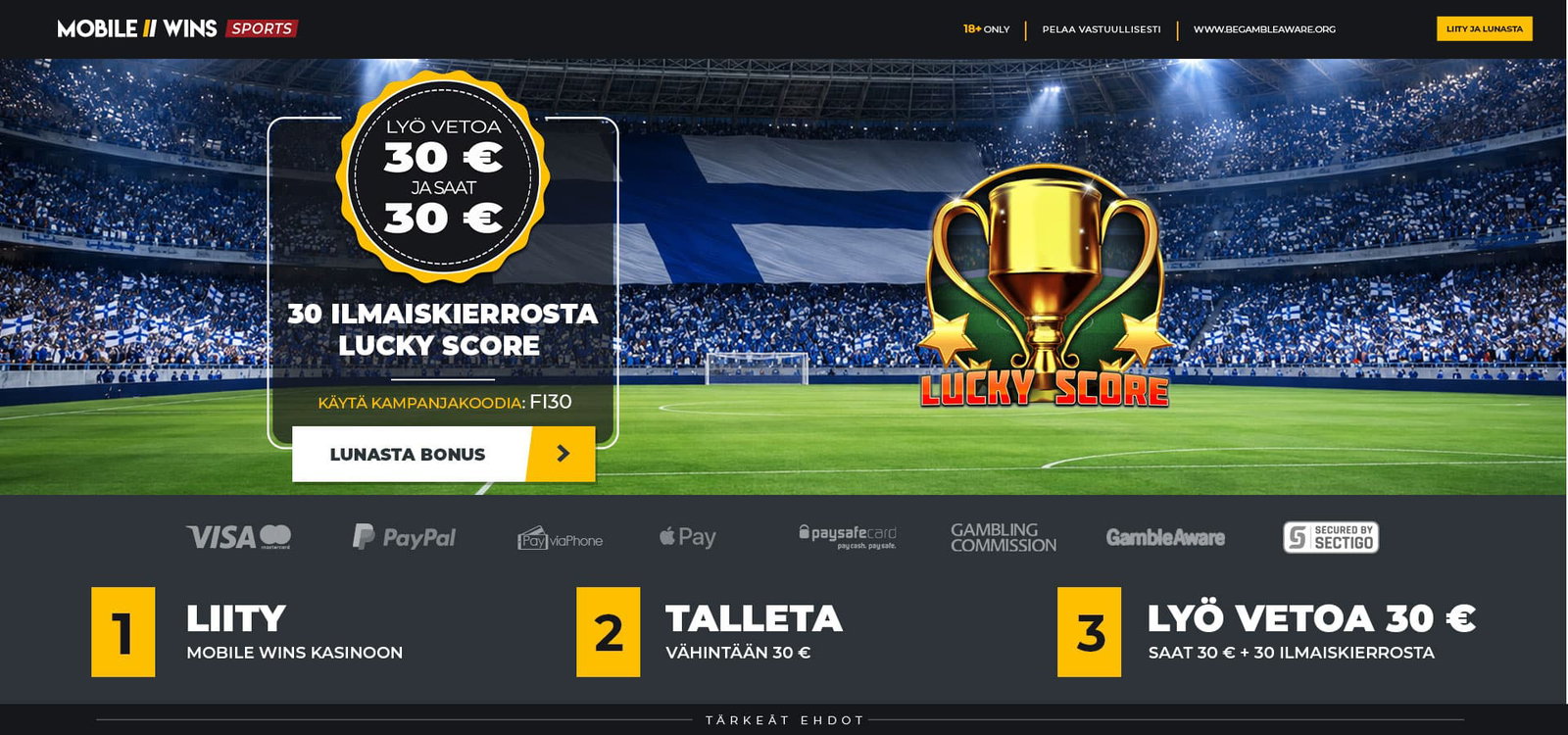 Promotion | Sport | FI | World Cup Free Bet & Free Spins
