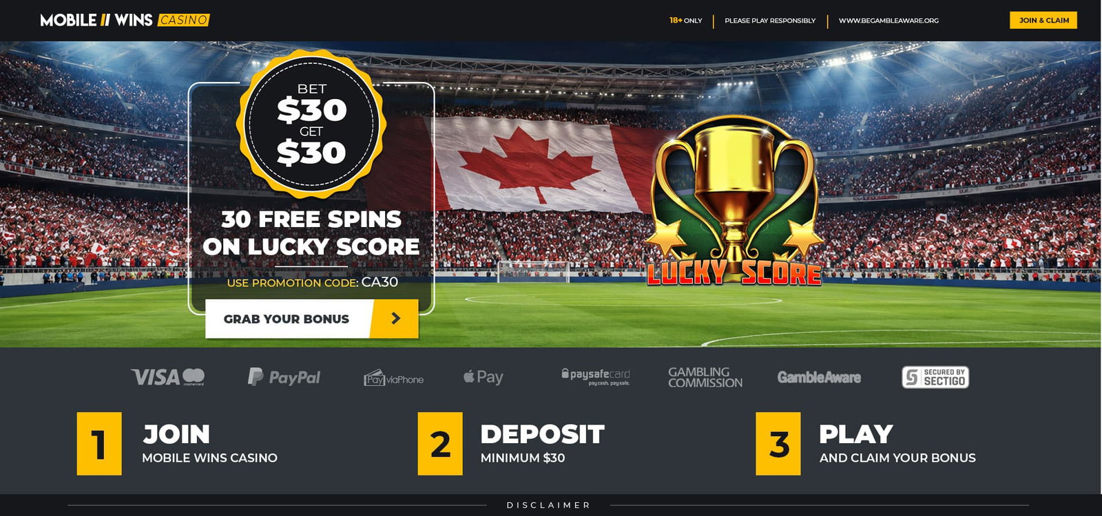 Promotion | Sport | CA | World Cup Free Bet & Free Spins