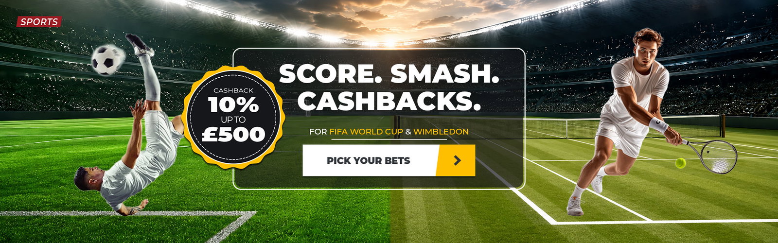 Slider | World Cup & Wimbledon Cashback