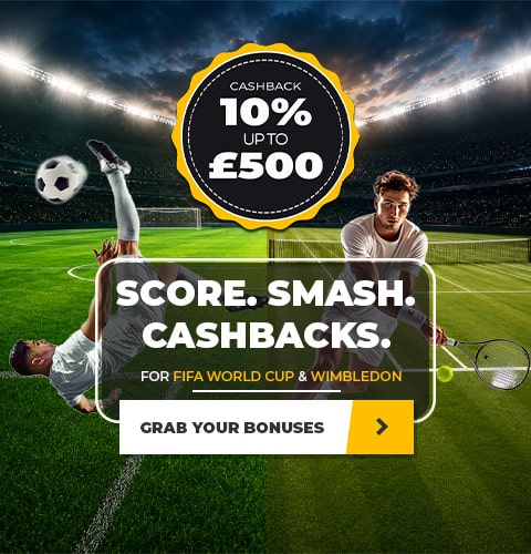 Slider | World Cup & Wimbledon Cashback