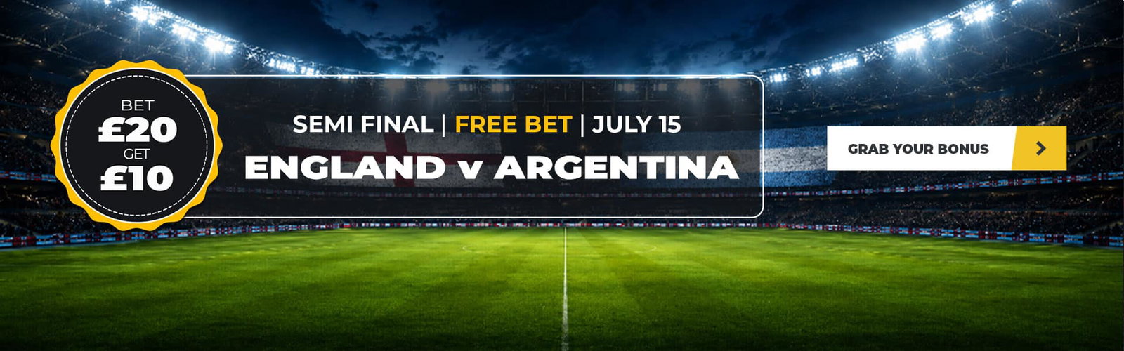 Slider | World Cup semi final free bet