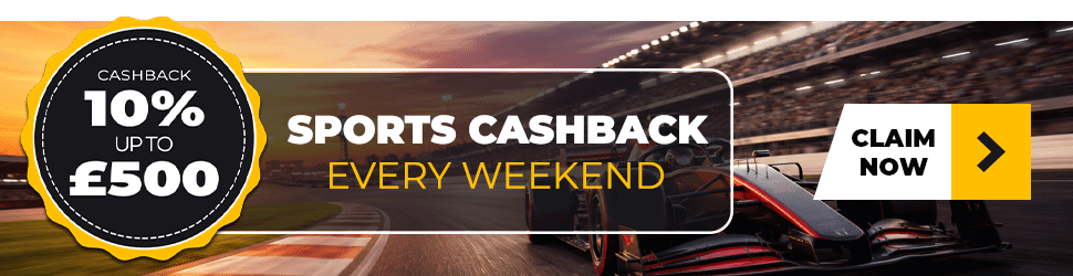 Banner | Sports |  Formula 1 Cashback